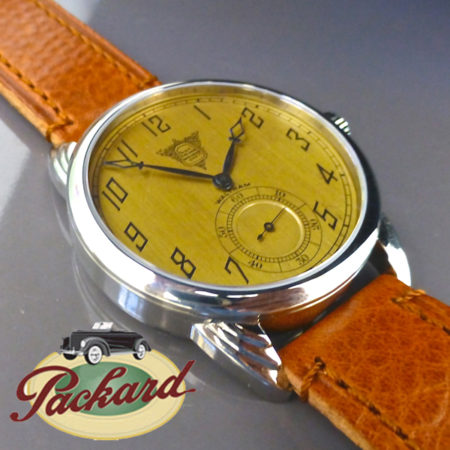 Special  Wrocket watch with original Waltham dial made for the Packard Motor Car Company in steel - Image 2