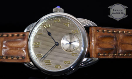 Steel Wrocket with Rare Sterling  Dial with solid gold numbers. - Image 3