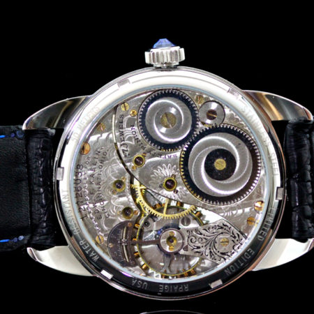 Steel Wrocket watch with  special Historical Movement - Image 6