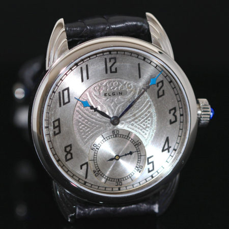 Steel Wrocket watch with  special Historical Movement - Image 5