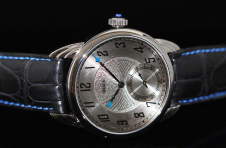 Steel Wrocket watch with  special Historical Movement - Image 4